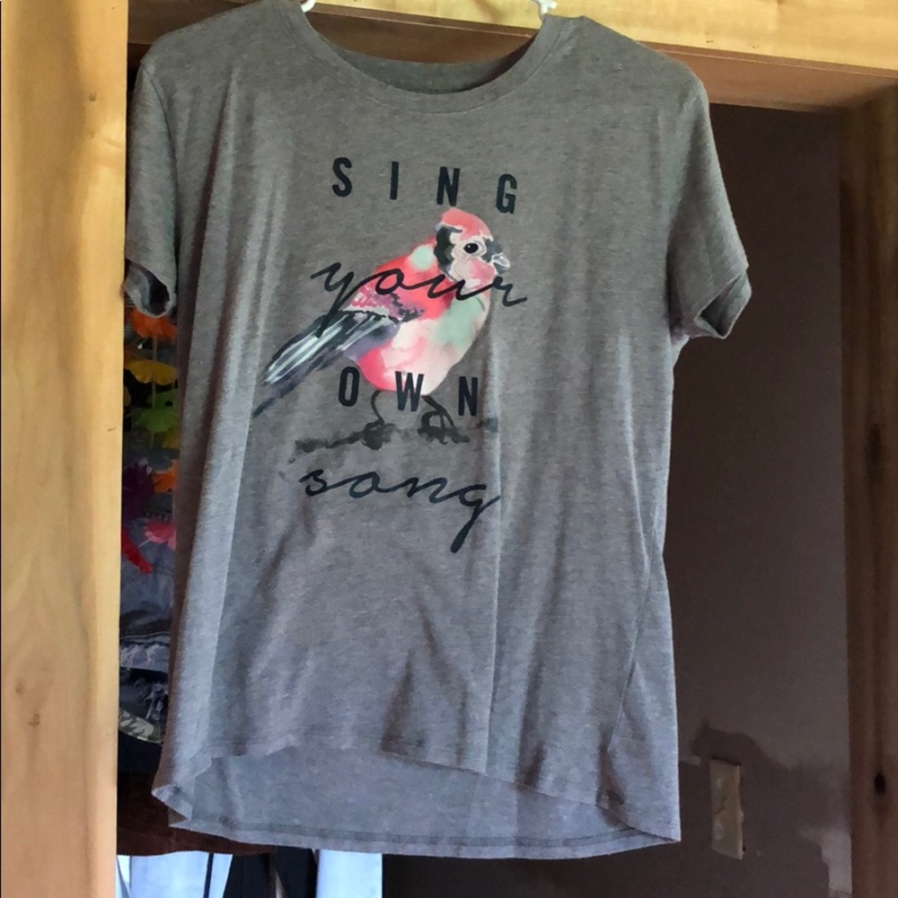 gray t-shirt from abercrombie kids